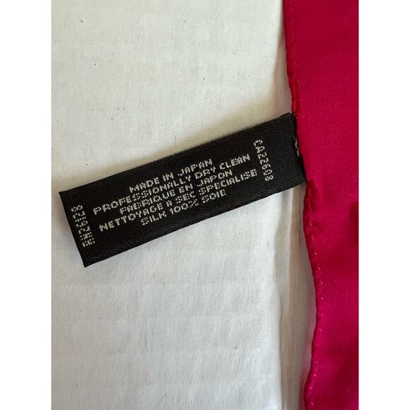 Coach 100% Silk Scarf with Bright Color Shoes Black Background with Red Frame - Picture 7 of 7